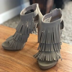 Fringe heels